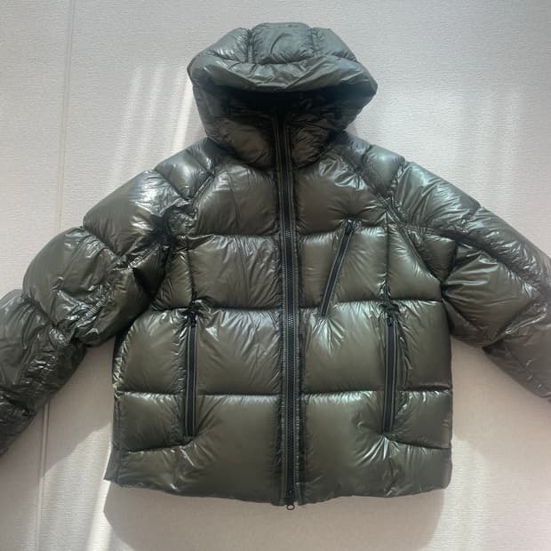 무신사 스탠다드 시어 레저 패딩 M