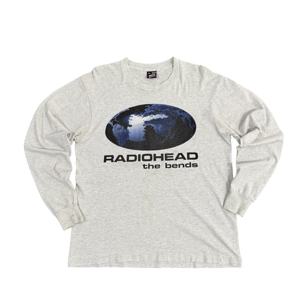 빈티지 90s Radiohead The Bends 라디오헤드 티셔츠