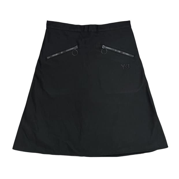 Y-3 지퍼 포켓 스커트