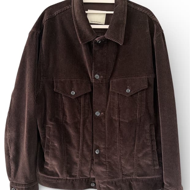 포터리 코듀로이 트러커 자켓 타입 3 브라운 3사이즈