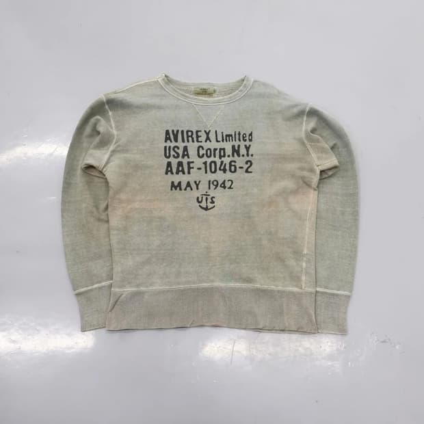 AVIREX AAF Military Print Sweatshirt