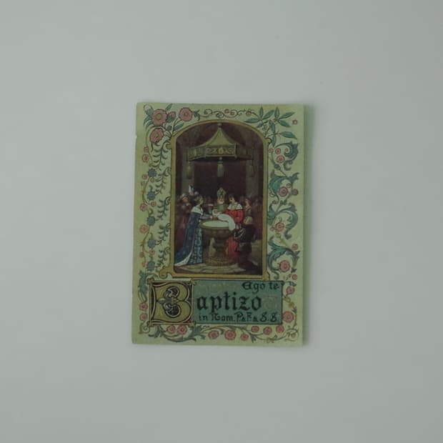 French Holy Card