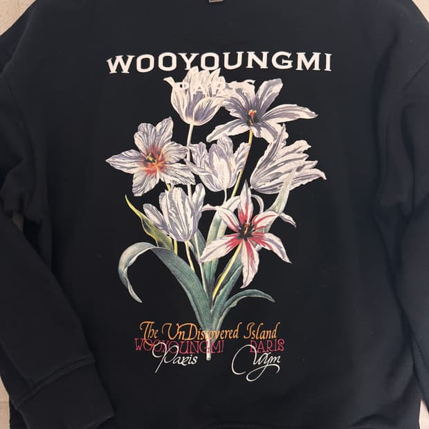 우영미 플라워 후드