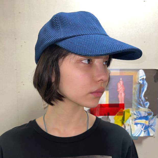 BlueblueJapan사시코 코튼 베이스볼 캡