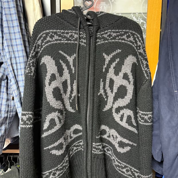 노매뉴얼 코위찬 후드집업 L