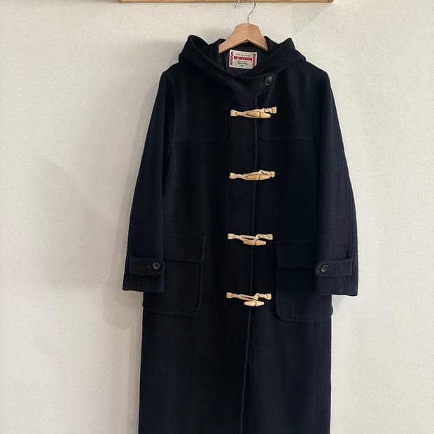 jpn 다크네이비 헤링본 떡볶이코트 하구미 스즈코 모리걸 너드 