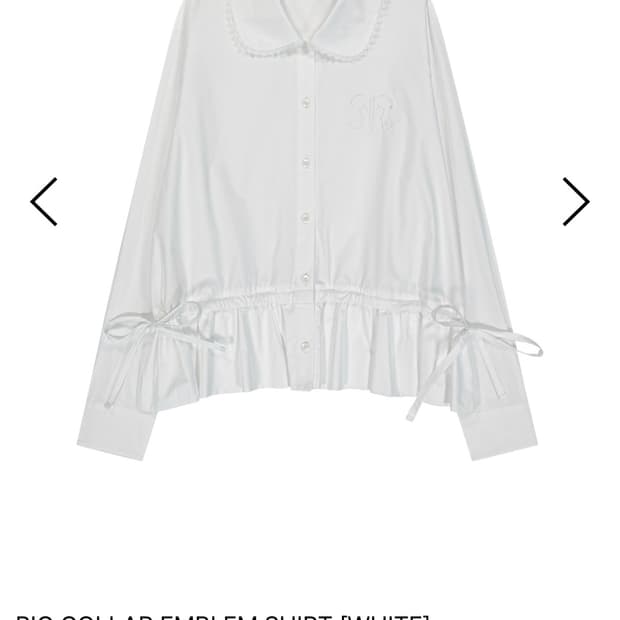 뚜오미오 셔츠 프릴셔츠