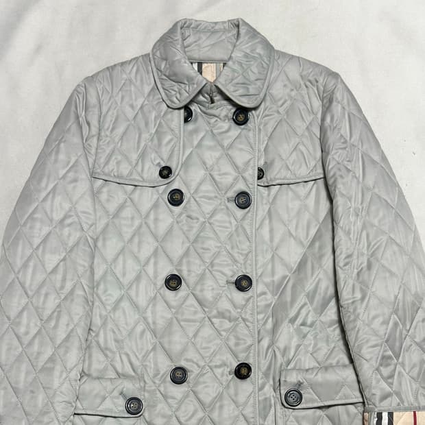 XL 버버리 여성용 누빔퀼팅 코트