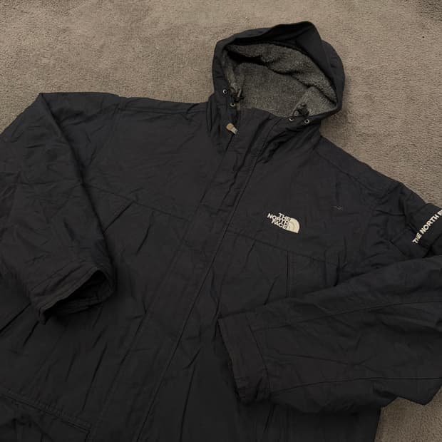[ 정품/100 ] 노스페이스 플리스 포켓 바람막이 후드 자켓