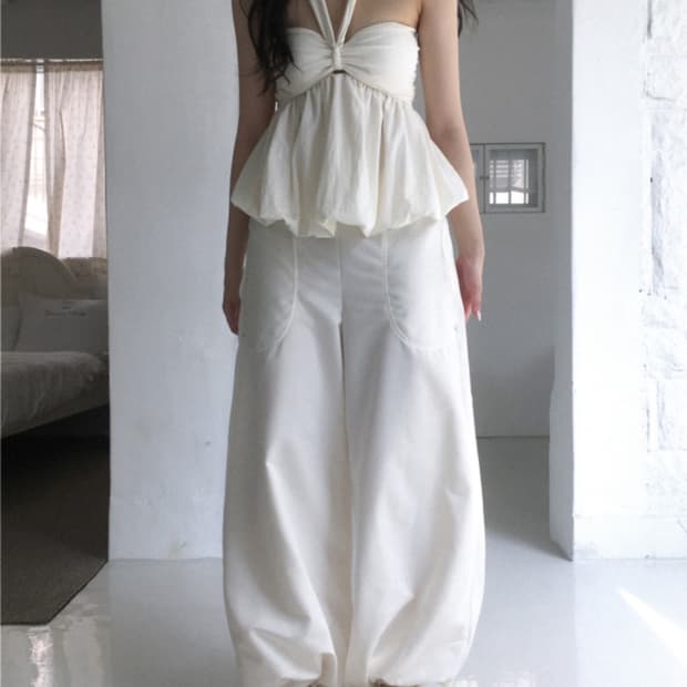 Cladda l'odeur pants - ivory