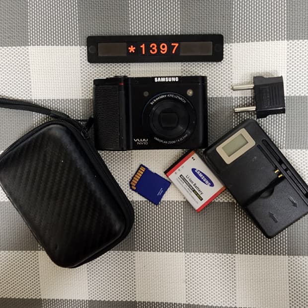 삼성 블루 NV 10 디지털카메라 파우치포함