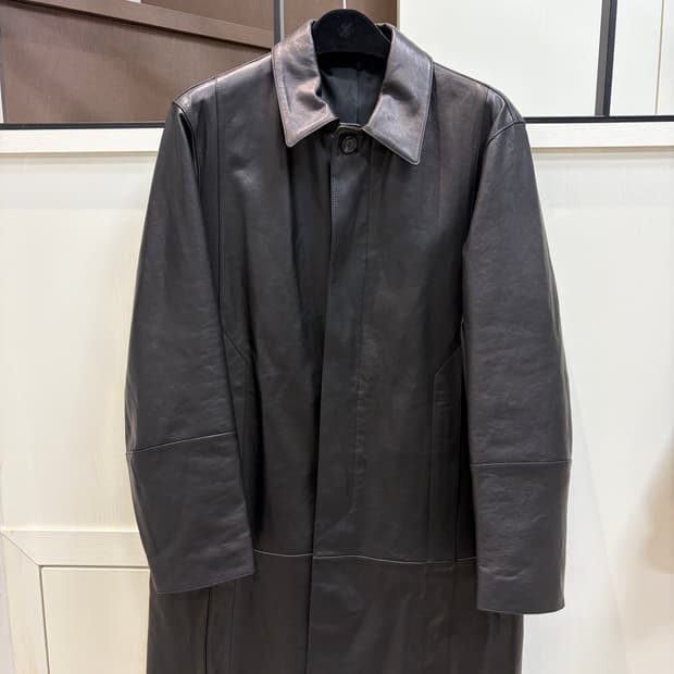 25fw Youth 유스 레더 카코트 S