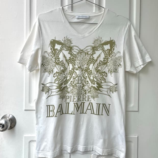 Balmain 피에르 발망 그래픽 티셔츠 44 M