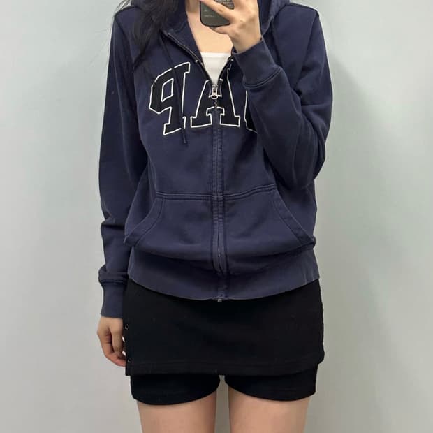 Gap 갭 네이비 후드집업