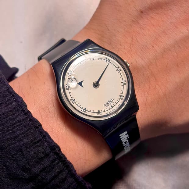94년판)빈티지 스와치 턴오버 마소 콜라보