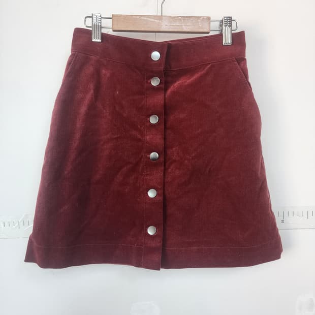 앤아더스토리즈 코듀로이 미니스커트