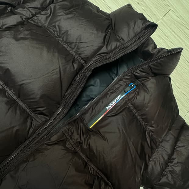 살로몬 컨투어 다운 자켓 W_LC2581200 초콜렛