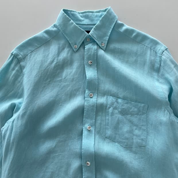 마시모두띠 하늘 린넨 셔츠