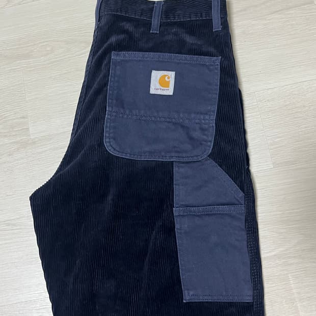 칼하트 WIP 코듀로이 카고팬츠 네이비 32