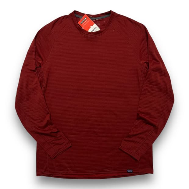 파타고니아 2015s 캐필린 TW 크루넥 버건디 롱 슬리브