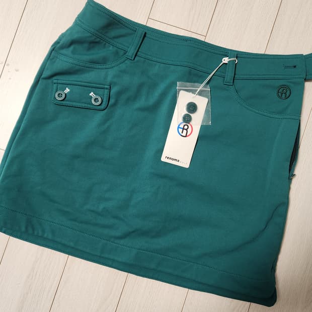 택 새상품) 레노마 골프 여성 포켓 장식 큐롯 스커트(치마바지,속바지) 