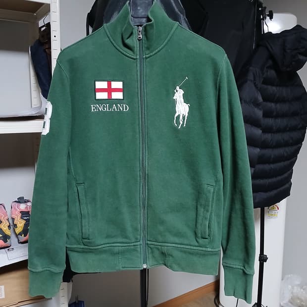 polo 폴로 랄프로렌 빅포니 잉글랜드 스웻자켓 집업 빈티지