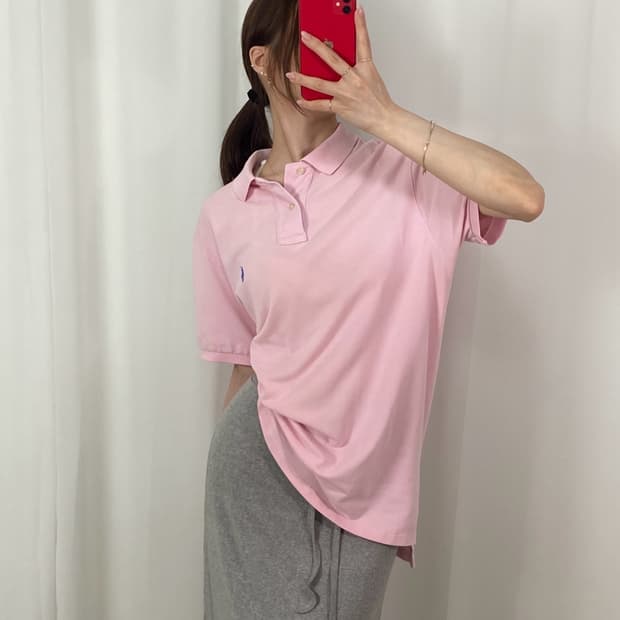 폴로 연분홍 포니 pk