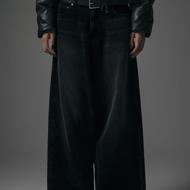 Washing Velour Corduroy BackPocket Pants