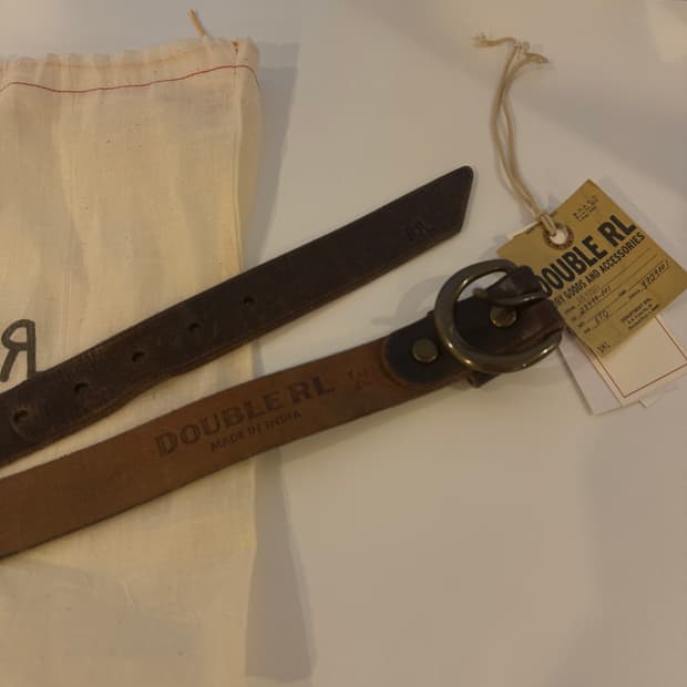 RRL 더블알엘 테런스 벨트 34 브라운