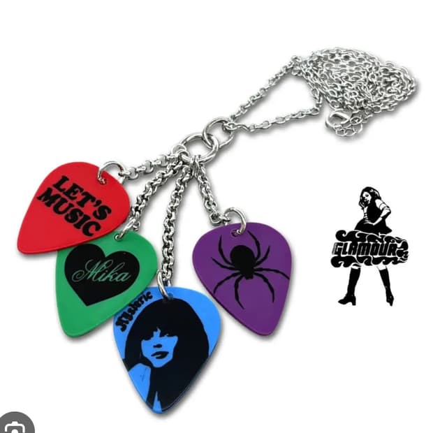 히스테릭글래머 컬러 피크 목걸이