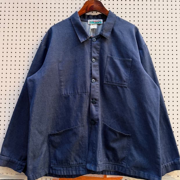 OLD VINTAGE DENIM FRENCH 데님 프렌치워크자켓