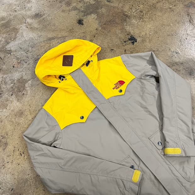 [정품/XS] 노스페이스 옐로우 베이지 바람막이 자켓 b17