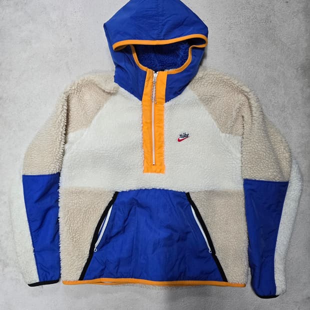 Nike 나이키 헤리티지 쉐르파 후리스 아노락