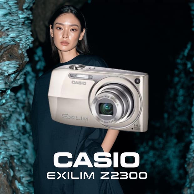 A급)카시오 엑슬림 Z2300 빈티지 디지털카메라 디카