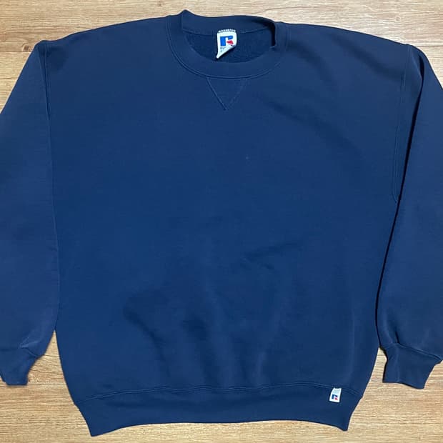 90s 러셀 애슬레틱 스웻셔츠 네이비 미제🇺🇸