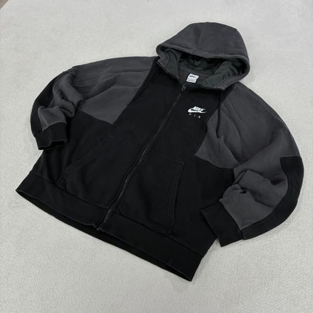 나이키 에어 블랙 후드집업 