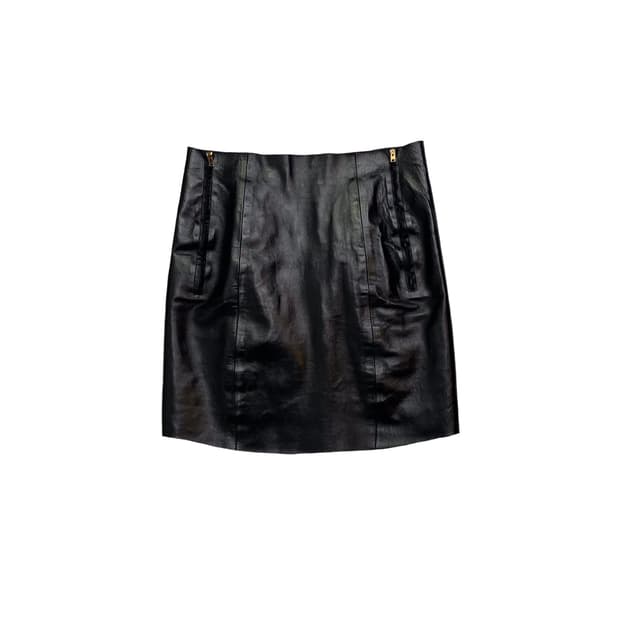 아크네 스튜디오 쉽스킨 튜브 탑