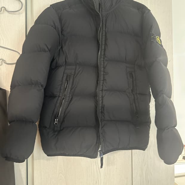 24FW 스톤아일랜드 키즈 패딩 블랙 12세