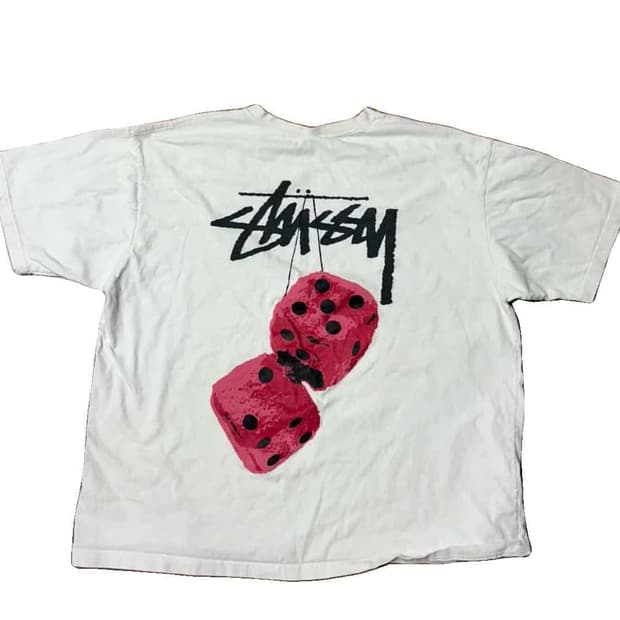 스투시 퍼지 다이스 반팔