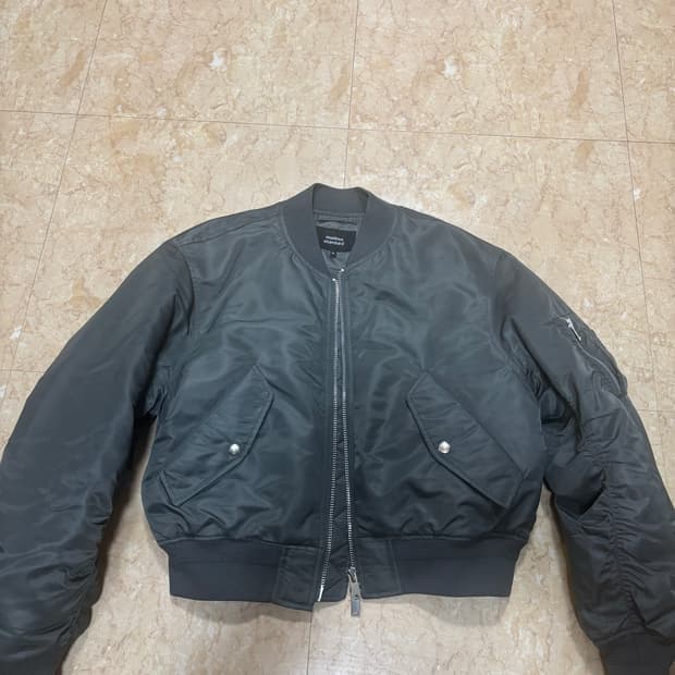 무신사 스탠다드 MA-1 다크그레이 m사이즈