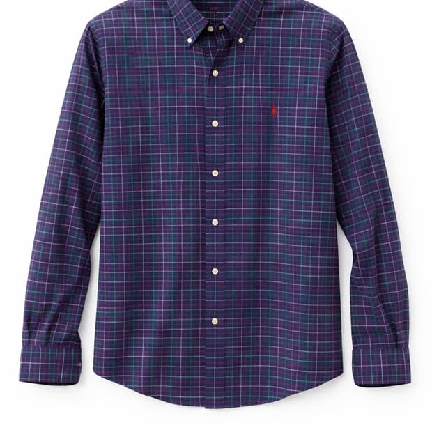 랄프로렌 남성 체크 셔츠 S