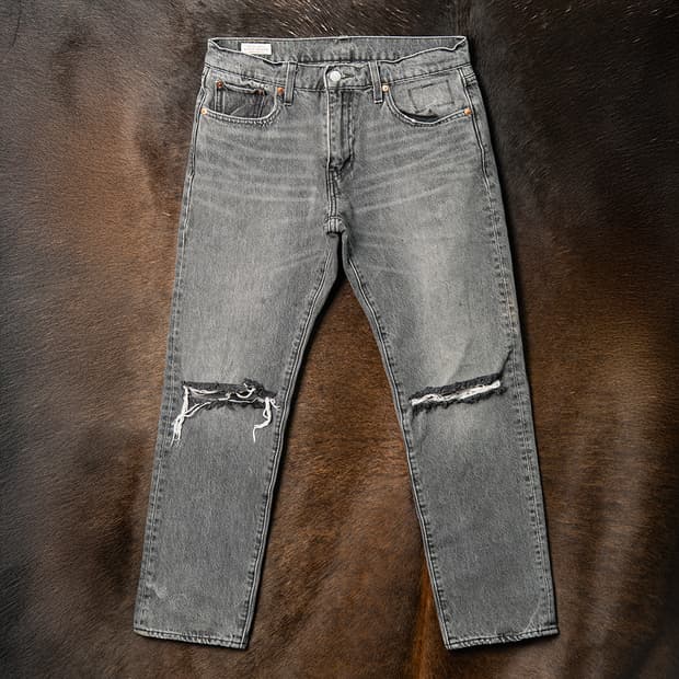 [30] 리바이스 프리미엄 x 저스틴 팀버레이크 502 데님팬츠 그레이 