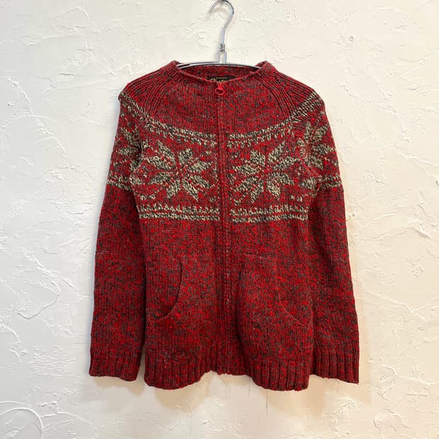 히스테릭 글래머 노르딕 울 니트