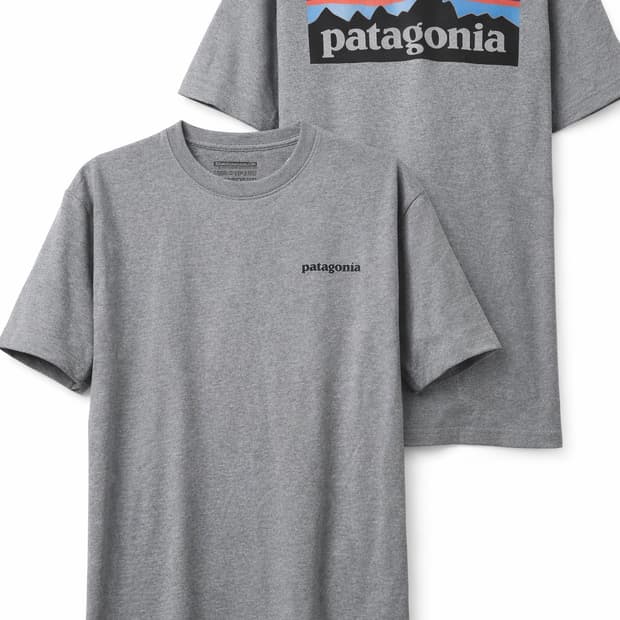 파타고니아 반팔 티셔츠 그레이 M