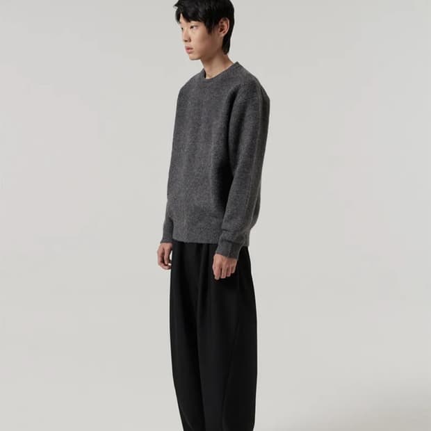 Lemard 울오버핏 라운드니트