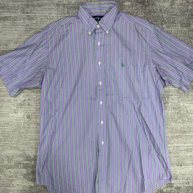 90s Polo RL 퍼플 스트라이프