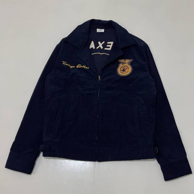 빈티지 Ffa texas 트러커 자켓 L