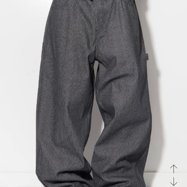 헬름 스트라이프 팬츠