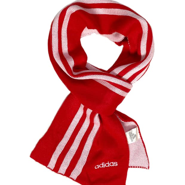 adidas 레드 핑크 머플러 