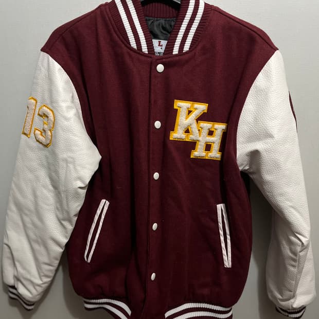 바시티 자켓 경희대 버건디 100